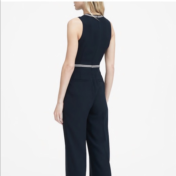 Navy blue banana republic jumpsuit - Picture 4 of 8